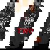 Mom Of The Two Fast 2Nd Birthday Racing Car Family Women Sweatshirt