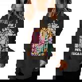 Retro Physical Therapy Boho Flowers Pediatric Pt Graduation Women Sweatshirt