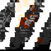 I Wear Orange For My Mom Multiple Sclerosis Ms Awareness Women Sweatshirt