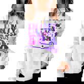 In My Lacrosse Era Retro Groovy Sports And Girls Women Sweatshirt