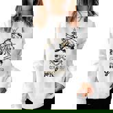 Saints Girl Messy Bun Women Sweatshirt