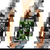 Mom Of The Three Rex Birthday Boy Dinosaur Family Matching Women Tank Top