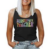 Substitute Teacher Back To School Substitute Teacher Women Tank Top