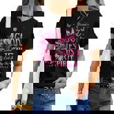 Blessed By God Loved By Jesus Pink Sunflower Faith Christian Women T-shirt