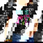 Sister Of The Three Rex Birthday Dinosaur Family Matching Women T-shirt