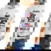 Christian Girl Love Jesus America Cute 4Th July Patriotic Women T-shirt