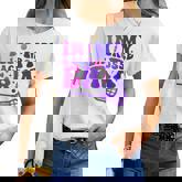 In My Lacrosse Era Retro Groovy Sports And Girls Women T-shirt