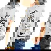 Saints Girl Messy Bun Women T-shirt