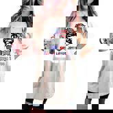 Christian Girl Love Jesus America Cute 4Th July Patriotic Women's Oversized Comfort T-shirt