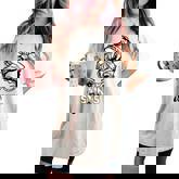 Saints Girl Messy Bun Women's Oversized Comfort T-shirt