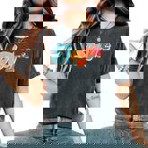 Angie Personalized Name Custom Groovy 80'S Retro Women's Oversized Comfort T-Shirt