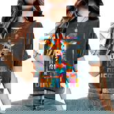 Autism Awareness Giraffe Its Ok To Be Different Women's Oversized Comfort T-Shirt