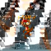 F Caw F Rooster Bird Fcawf Chicken Whisperer Fawk Off Women's Oversized Comfort T-Shirt