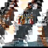 Vintage 1976 Wildflower Floral 48Th Birthday Girls Women's Oversized Comfort T-Shirt