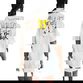 Mama Of Both Baseball Softball Mom Mother's Day Women's Oversized Comfort T-Shirt Back Print