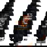 Country Music Outlaw Western Usa Patriotic Vintage Guitar Men Women Oversized Hoodie Back Print