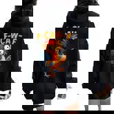 F Caw F Rooster Bird Fcawf Chicken Whisperer Fawk Off Women Oversized Hoodie Back Print