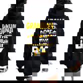 Grandma Of Birthday Boy Construction Theme Party Matching Women Oversized Hoodie Back Print