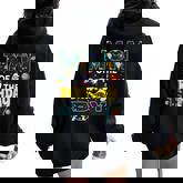 Mom Of The Birthday Boy Astronaut Family Space Planets Women Oversized Hoodie Back Print