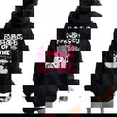 Mom Of The Birthday Girl Farm Cow Family Birthday Decoration Women Oversized Hoodie Back Print