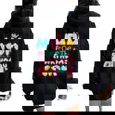 Mom Of The Birthday Girl Sweet Donut Matching Family Party Women Oversized Hoodie Back Print