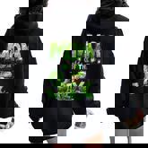 Mom Of The Three Rex Birthday Boy Dinosaur Family Matching Women Oversized Hoodie Back Print