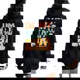 In My Papaw Era Groovy Grandpa Father's Day Women Oversized Hoodie Back Print