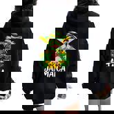 Proud Jamaican Afro Black Woman Jamaica Flag Women Oversized Hoodie Back Print