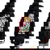 Retro Physical Therapy Boho Flowers Pediatric Pt Graduation Women Oversized Hoodie Back Print