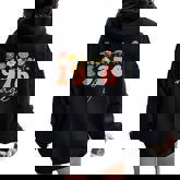 Vintage 1976 Wildflower Floral 48Th Birthday Girls Women Oversized Hoodie Back Print