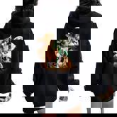 Vintage 90S Chihuahua Howling At The Moon Chihuahua Dog Mom Women Oversized Hoodie Back Print