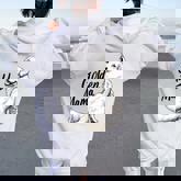 Golden Mama White Golden Retriever Mom Dog Love Puppy Women Oversized Hoodie Back Print