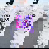 In My Lacrosse Era Retro Groovy Sports And Girls Women Oversized Hoodie Back Print