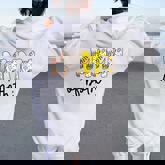 Mama Of Both Baseball Softball Mom Mother's Day Women Oversized Hoodie Back Print