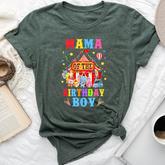 Mama Of The Birthday For Boy Circus Carnival Theme Party Bella Canvas T-shirt