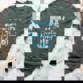 Mama Of The Birthday Girl Snowflakes Themed Matching Bella Canvas T-shirt