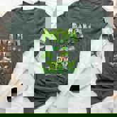 Mom Of The Three Rex Birthday Boy Dinosaur Family Matching Bella Canvas T-shirt