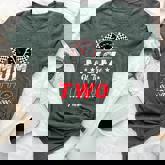 Mom Of The Two Fast 2Nd Birthday Racing Car Family Bella Canvas T-shirt