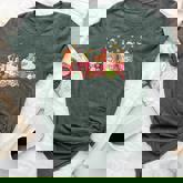 Pink Christmas Coffee Xmas Gingerbread Man Cookie Coffee Bella Canvas T-shirt