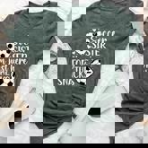 Soccer Sister Here For The Snacks Sister Of A Soccer Player Bella Canvas T-shirt