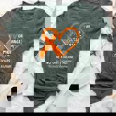 I Wear Orange For My Mom Multiple Sclerosis Ms Awareness Bella Canvas T-shirt
