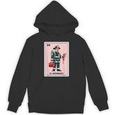 Mexican Fireman Firefighter El Bombero Mexican Bingo Card Hoodie