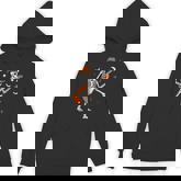 Skeleton Playing Guitar Guitarist Rock Halloween Skeleton Hoodie