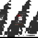 Ugly Christmas Sweater Rabbit Lover Santa Hat Holiday Hoodie