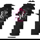 I Am 56 Plus 1 Middle Finger 56Th Women's Birthday T-Shirt