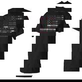 Clan Macdonald Dress Scottish Tartan Us Flag Kilt Scotland T-Shirt