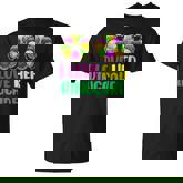 I Love Her Kingcake Mardi Gras Matching Couple Boyfriend T-Shirt