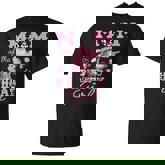 Mom Of The Birthday Girl Pink Cowgirl Western Rodeo T-Shirt