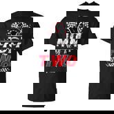 Mom Of The Two Fast 2Nd Birthday Racing Car Family T-Shirt