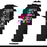 Sister Of The Three Rex Birthday Dinosaur Family Matching T-Shirt